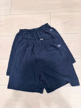 Champion Navy Blue Athletic Shorts with Elastic Waistband Size 32-34